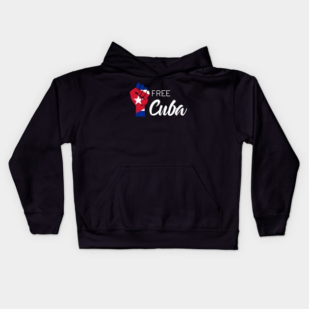 Free Cuba Kids Hoodie by valentinahramov